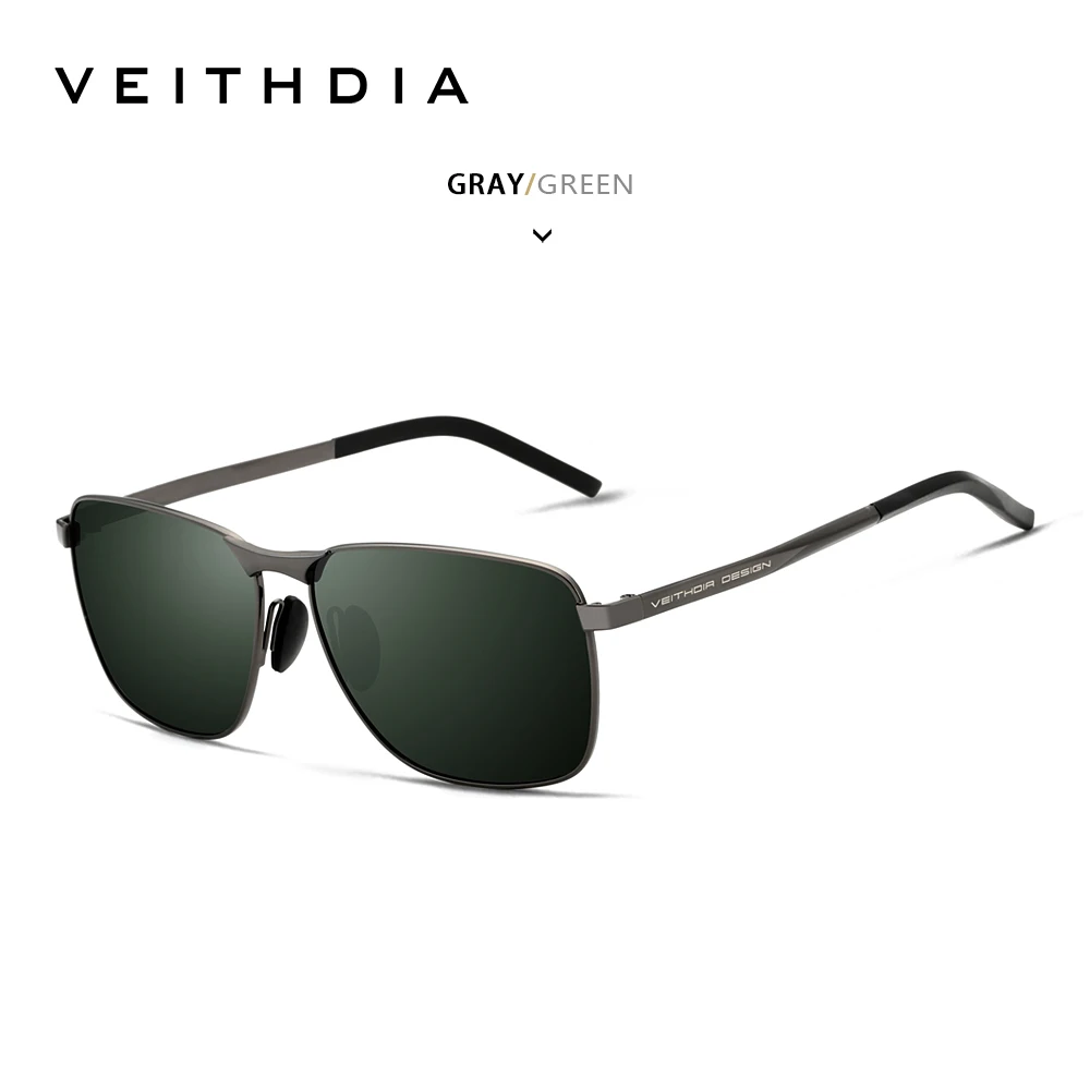 VEITHDIA Merk mannen Vintage Sport Zonnebril Gepolariseerde UV400 Lens Brillen Accessoires Mannelijke Outdoor Zonnebril Voor Vrouwen V2462