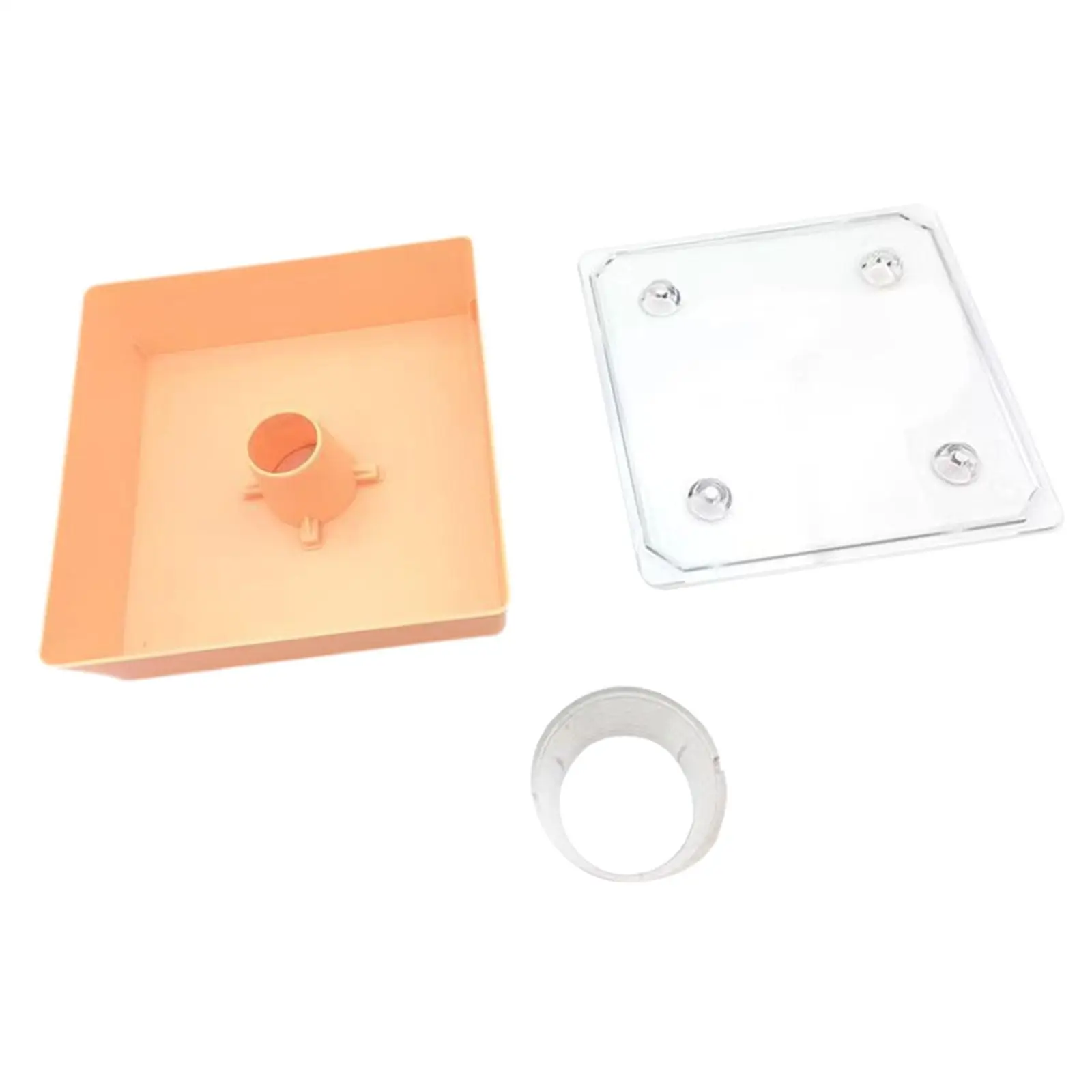 Square Beehive Top Feeder Bee Feeder Top Feeder Leakage Prevent Cover Easy to