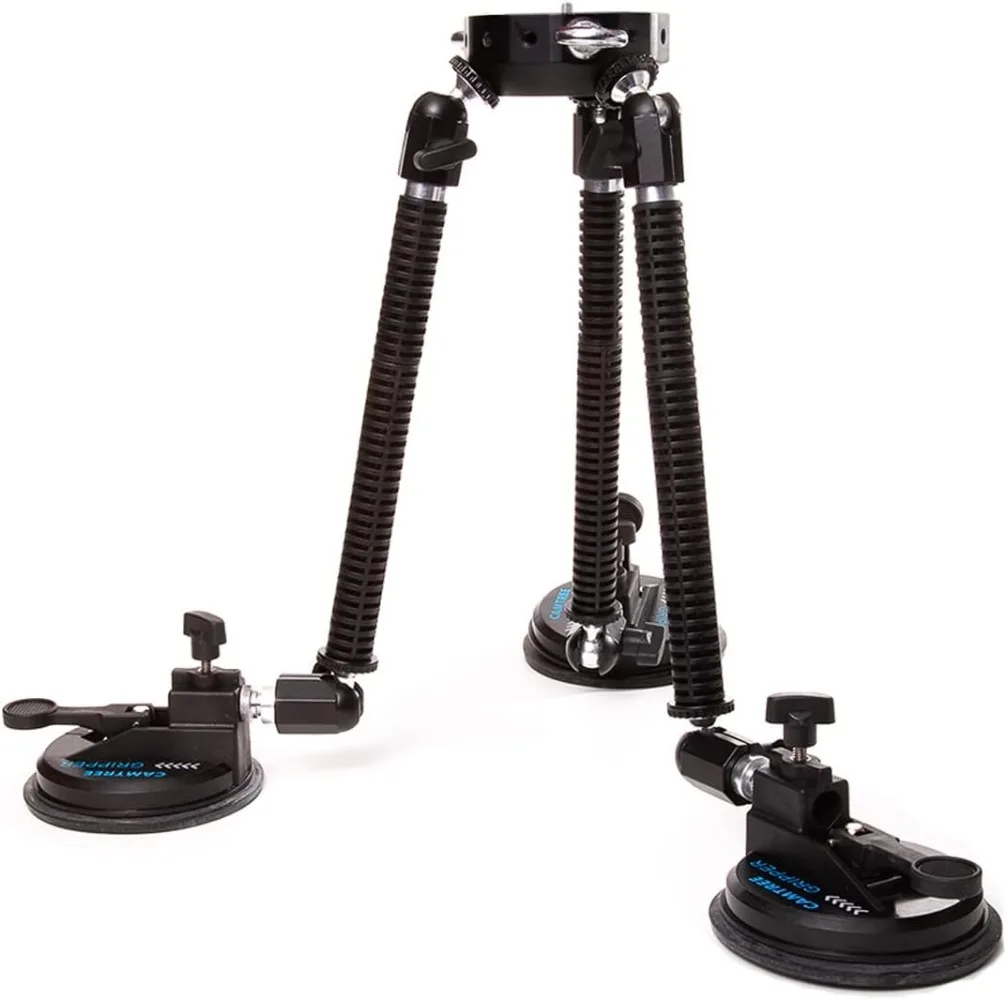 G-51 Camera Gripper Campod Suction Car Mount. 3 Suction Cups w Quick Lock Lever, Extendable Legs. Payload- Max-20kg /44lb