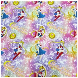 Sailor Moon Cartoon Girl 100 tessuto di cotone Patchwork fai da te tessile Tissu abbigliamento per la casa cucire materiale del vestito