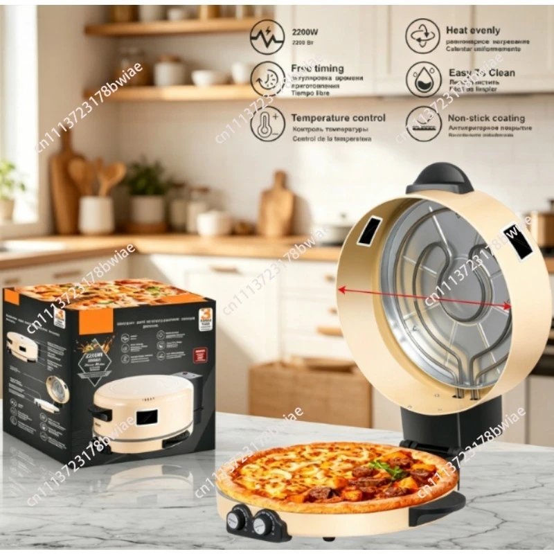 Bread maker Pizza maker Household grill Steak pizza grill Multifunctional Non-stick Double Sided Electric Griddle