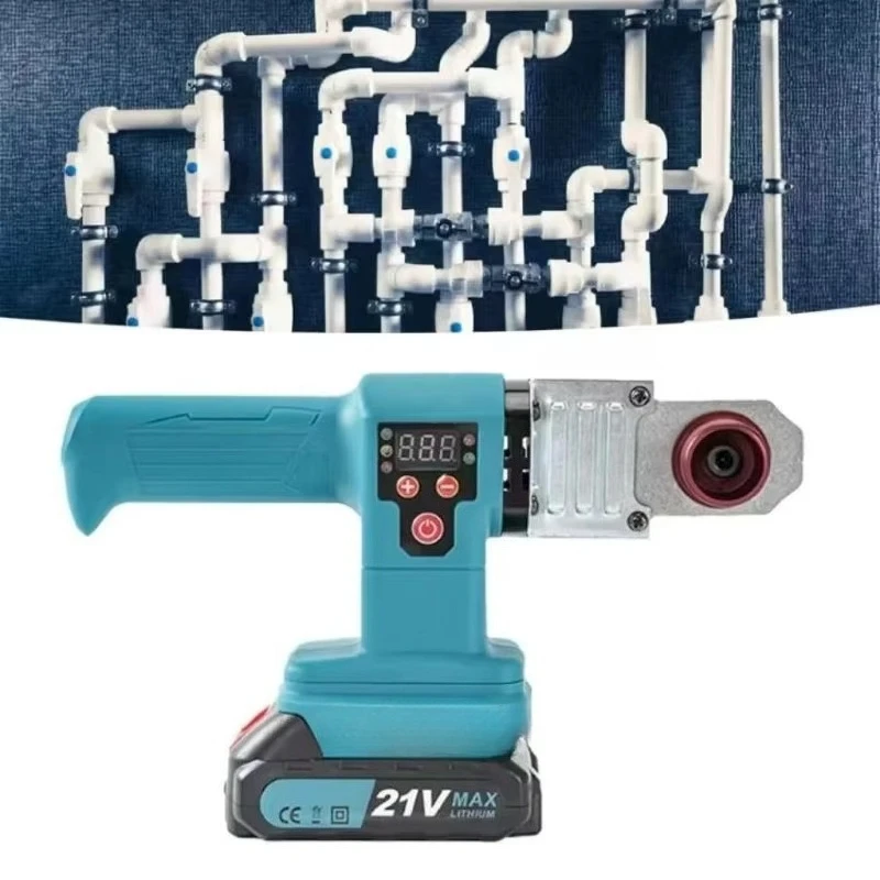 新しい充電式バッテリー式コードレス電子ホットメルトヒーター（PPRパイプ用）