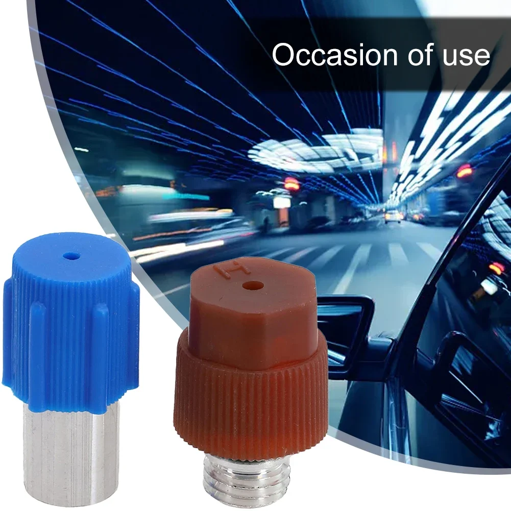 R134a Service Connection Set：LOW PRESSURE SIDE CONNECTION & HIGH PRESSURE SIDE CONNECTION WITH STANDARD VALVE CORE FOR VEHICLES