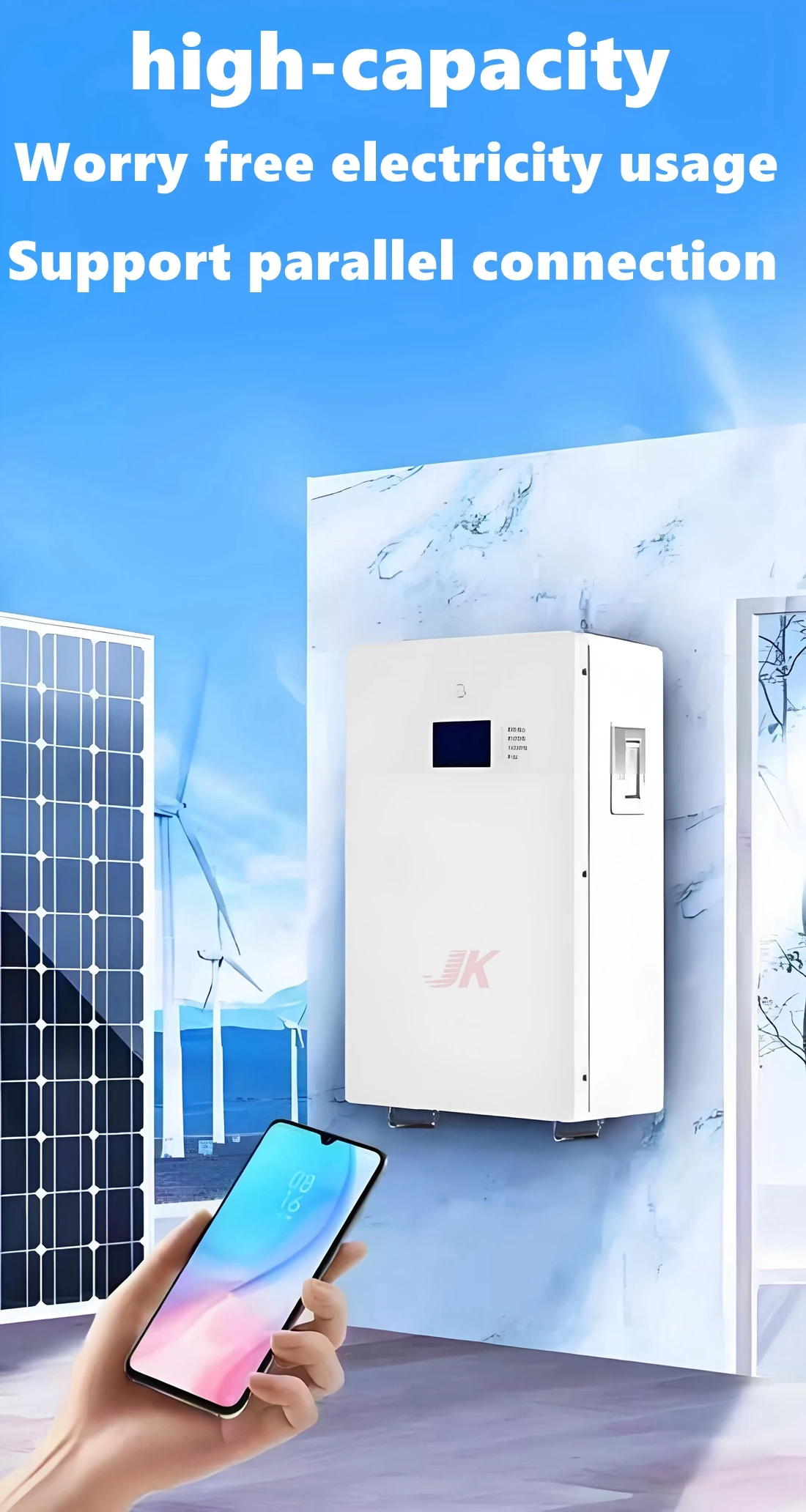 24V 400Ah LiFePO4 Battery 150Ah 200Ah 300Ah 100Ah Lithium Batterie with RS485 CAN for 2KW 5KW inverter Solar System
