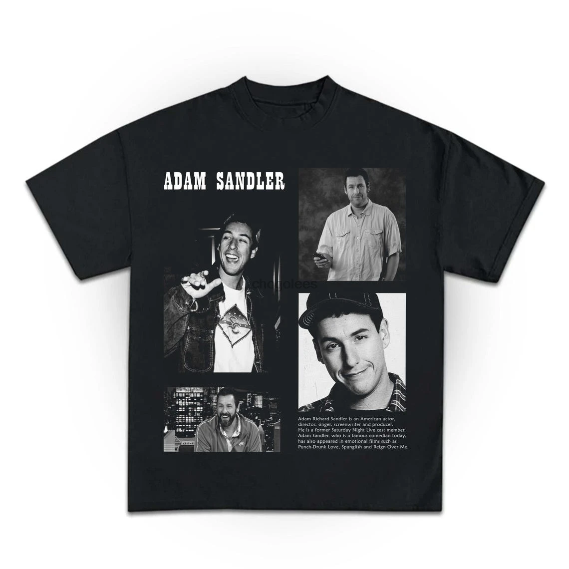 Adam Sandler Graphic T-Shirt Design PNG  Poster PNG  Printable Bootleg Tee Shirt Design  Instant Download and Ready To Print 300