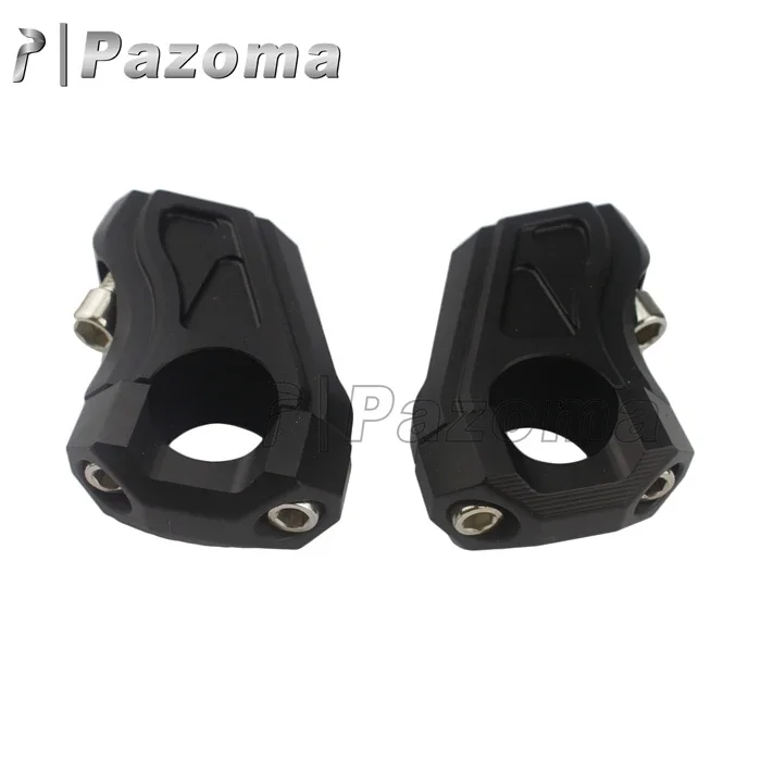 1 Pair Motorcycle Handle Bar Adapters Handlebar Mount Extend Clamps For  R9T R NINET 2014-2017 Aluminum Handlebar Risers