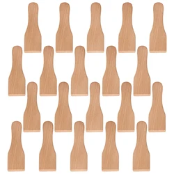 20Pcs Wooden Raclette Spatula, 5-Inch Mini Spatula Scraper for Cheese Pancake - Cooking & Baking Tools