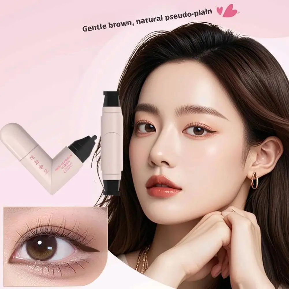 Lazy Integrated Eyeliner Stamp Langdurige waterdichte vloeistof voor symmetrische eyeliner Oog Gemakkelijke nauwkeurige eyeliner Wear Outline Beginner L8P2
