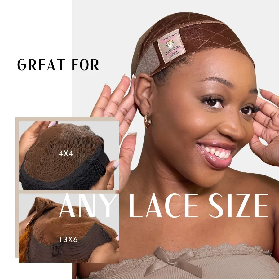 Faixa de cabeça larga para peruca frontal de renda, cor nude, 1 peça, ideal para ajuste seguro e confortável, uso diário, solução perfeita