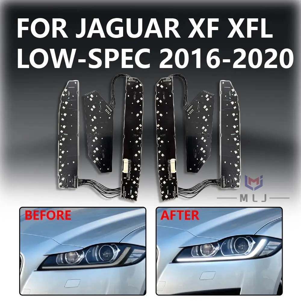 For Jaguar XF XFL 2016 2017 2018 2019 2020 Low Configuration DRL Light Source Board Turn Signal Light Chip Board Angel Eye