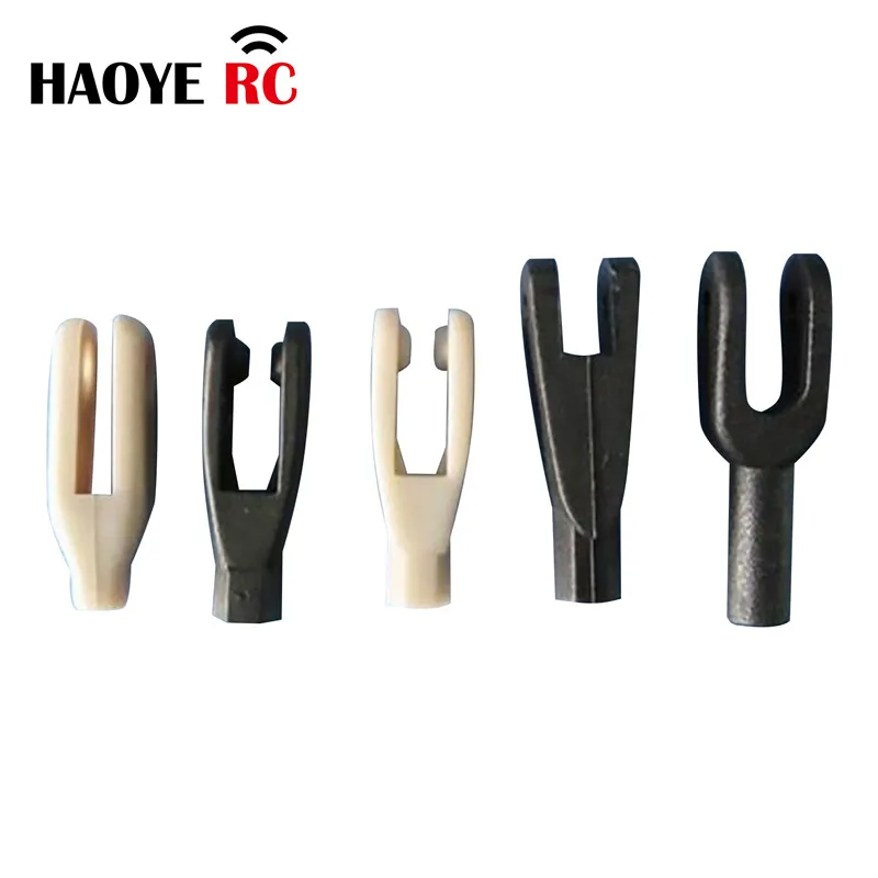 Haoye 10 Pcs M2/M2.5/M3 Nylon Clevis/U Clevis /Push Rod Clevis For RC Airplanes Parts Electric Planes Foam Model Accessories