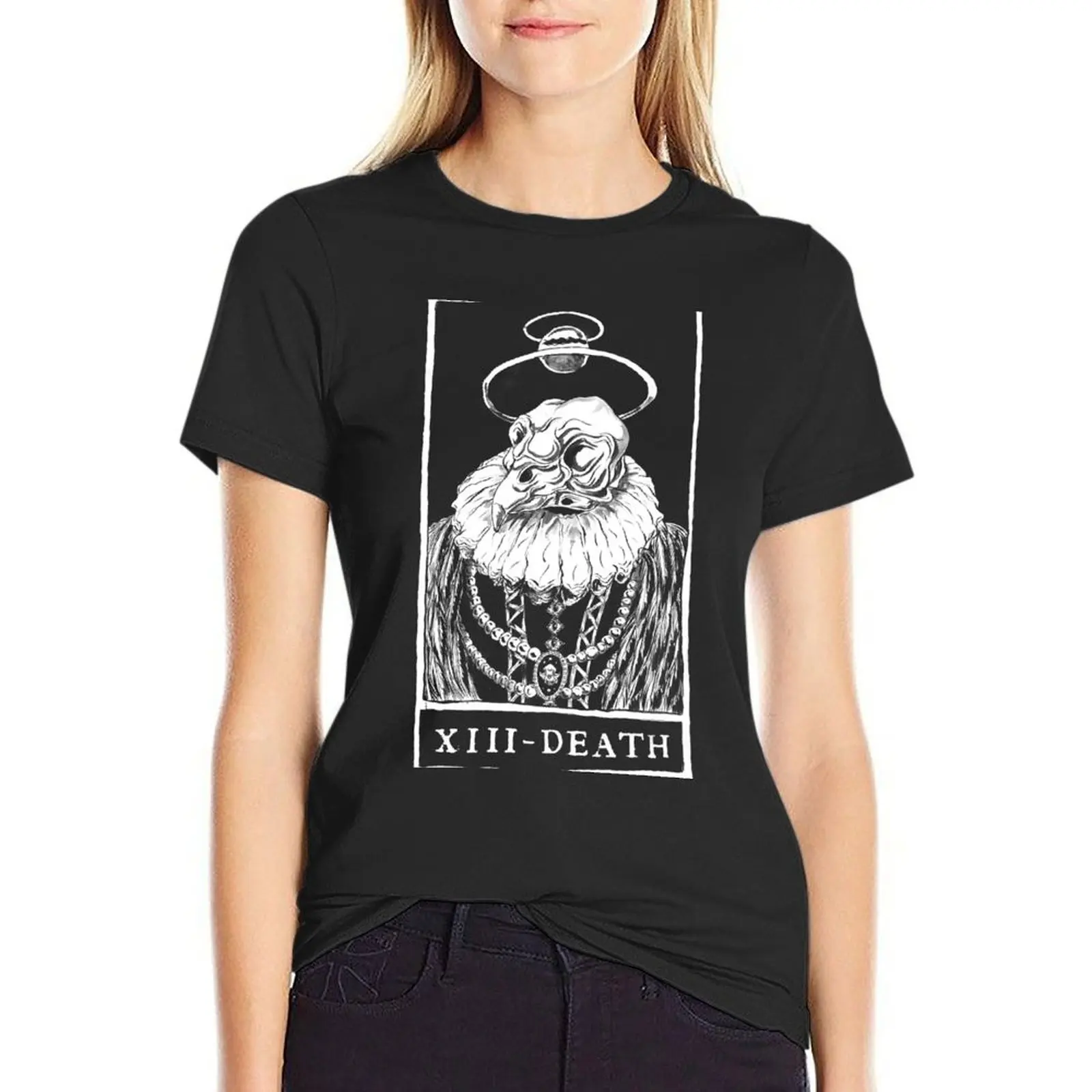 XIII - DEATH T-Shirt summer top oversized Women's cotton t-shirt