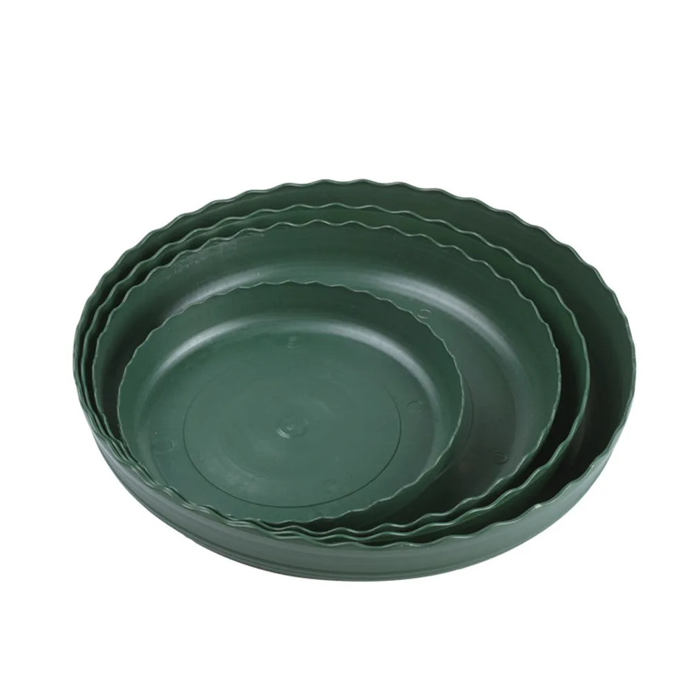 3Pcs Plastic Plant Pot Tray Round Sturdy Flowerpot Household Surfaces Perfect for Succulent Small Pots