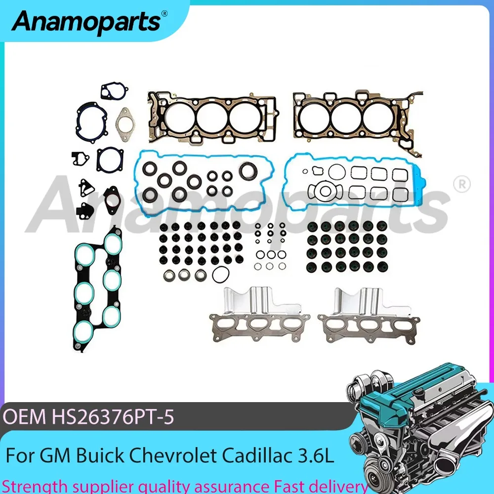 

Engine Part Cylinder Head Sets Fit 3.6L V6 GAS For GM Buick Chevrolet Cadillac Pontiac Saturn LLT 3.6L 2009-2016 OEM HS26376PT-5