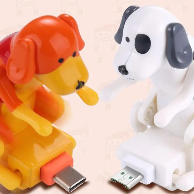 Dây cáp sạc đa năng T5EA Type-C hình chú chó Humping ngộ nghĩnh Dây cáp sạc nhanh