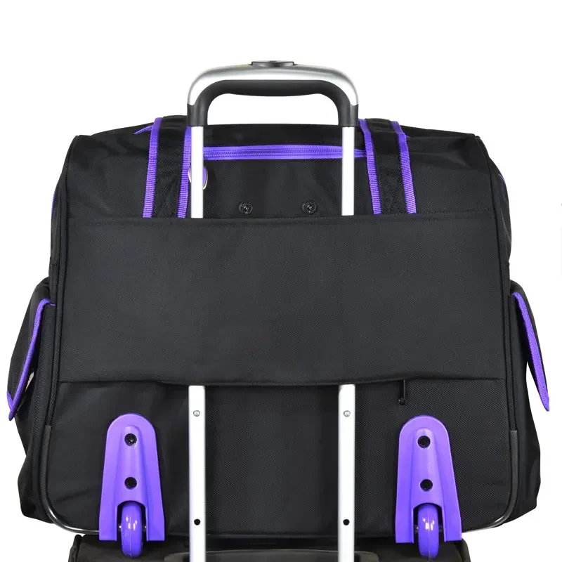 New Travel Trolley Bag Luxurious Fashionable Rolling Overnighter Travel Luggage Carry-on Trolley Bag to Make Travel Easier