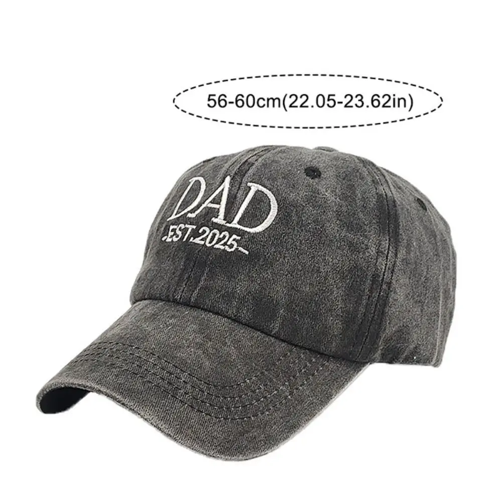 Viseras de moda papá mamá gorras de béisbol ajustable Hip-hop lavado desgastado gorra descolorida sombreros de protección solar hombre mujer