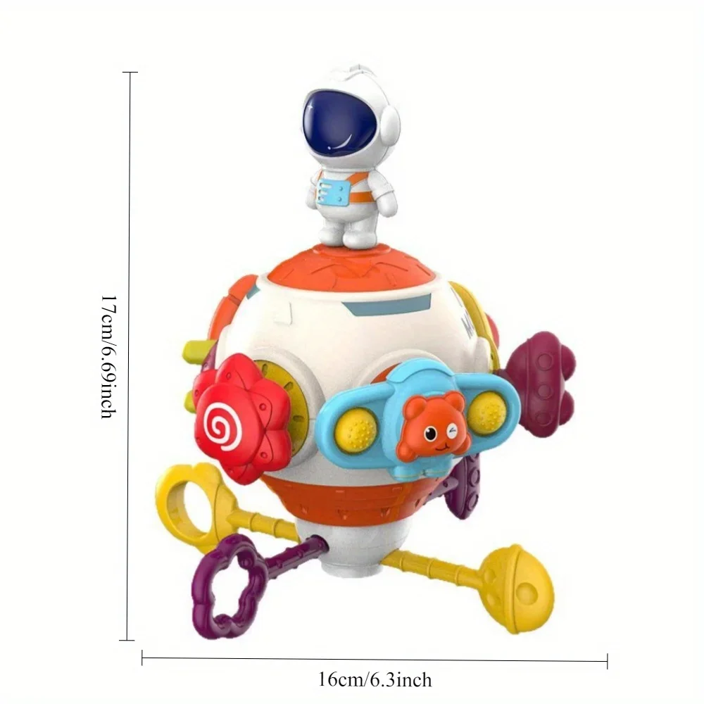 Baby Fine Motor Skills Hands Grip Ability Training Learning Toys,8 In 1 Sensory Busy Cube Board-Travel Activities for Kids