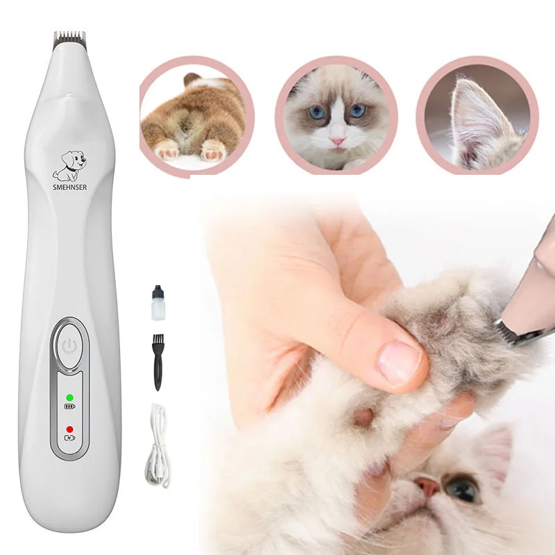 

Dog Hair Clipper Electric push scissors for Pets Cat Foot Hair Trimmer Pet shaver Dogs Grooming Hairdresser Butt Ear Pedicator