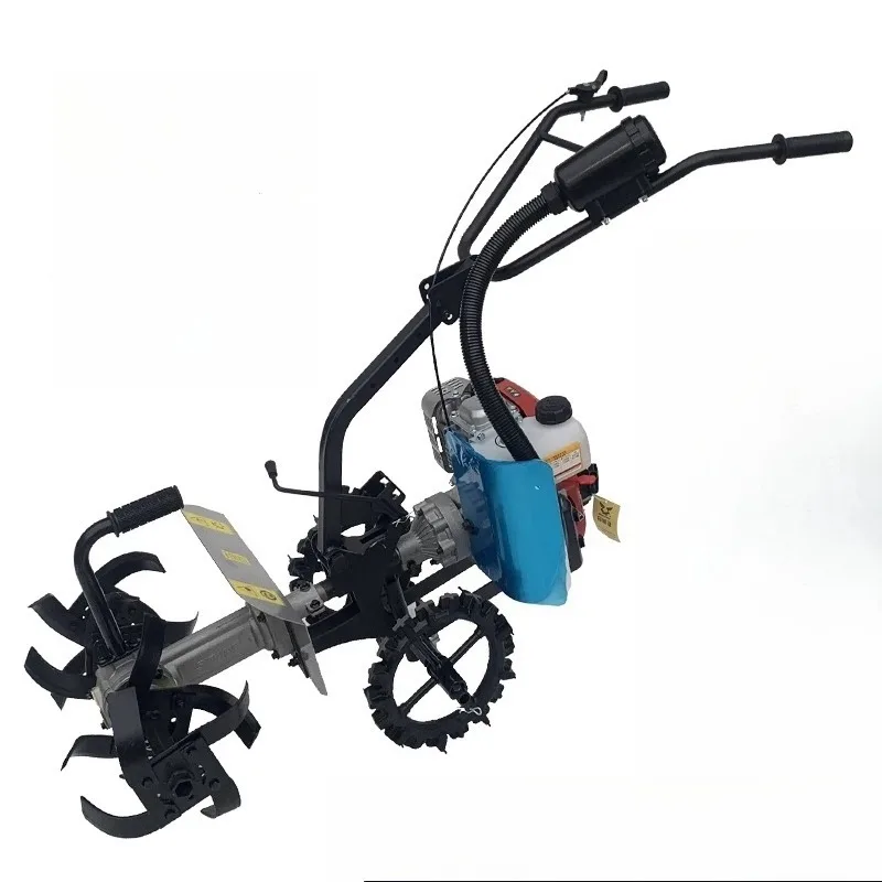 다기능 소형 경운기, 소형 가정용 온실 제초 및 회전 경운기