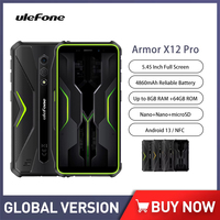 Low Price Ulefone Armor X12 Pro Rugged Smartphone android 13 4GB+64GB 13MP  4860mAh  10W NFC Dual 4G VoLTE Cell Phone On Sale