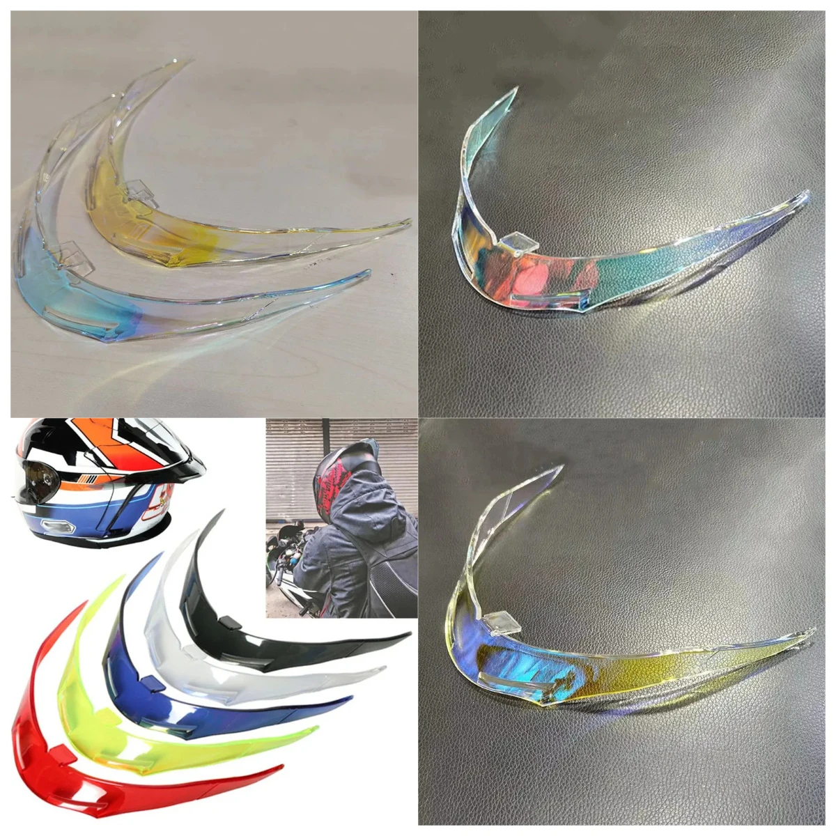 

For AGV K1 Large Tail Air Vane Combat Radar Track Spoiler Throttle Modified Tail Motorcycle Accessories USA Style