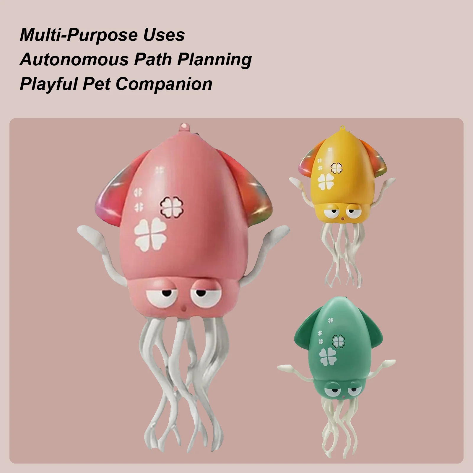 

Electronic Dancing Squid Toy With Light Music Funny Induction Lying Flat Octopus Toddler Interactive fidget toy birthday Gift