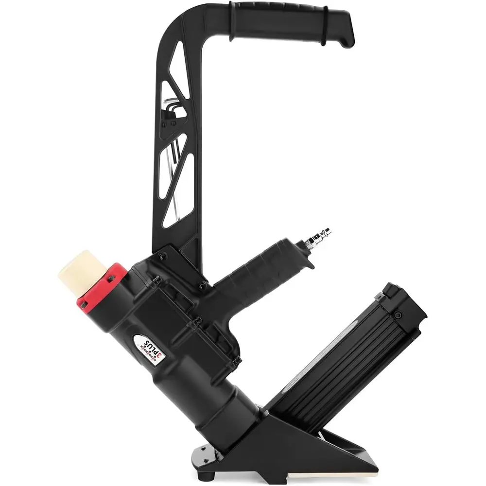 Dual-Purpose Pneumatic Flooring Nailer and Stapler