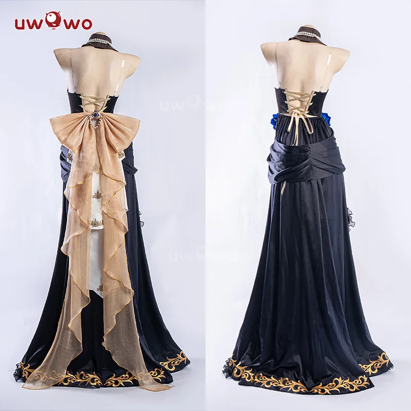 PRE SALE UWOWO Navia Cosplay Game Genshin Impact Fanart Navia Gown Dress Cosplay Costume Halloween Costume