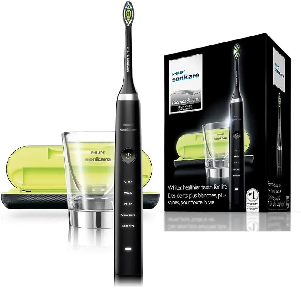 Philips Sonicare DiamondClean Electric Toothbrush Set HX9352, for Oral Clean, Black