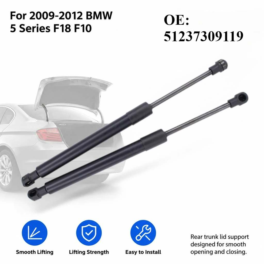 OEM-Upgrade Hydraulic Support Bar for BMW 5 Series F18/F10 2009-2012 51237309119 - Universal L/R, Quiet & Durable