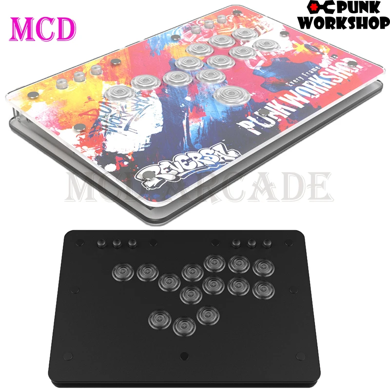 Punk Workshop Mini HitBox SOCD Fighting Stick Controller