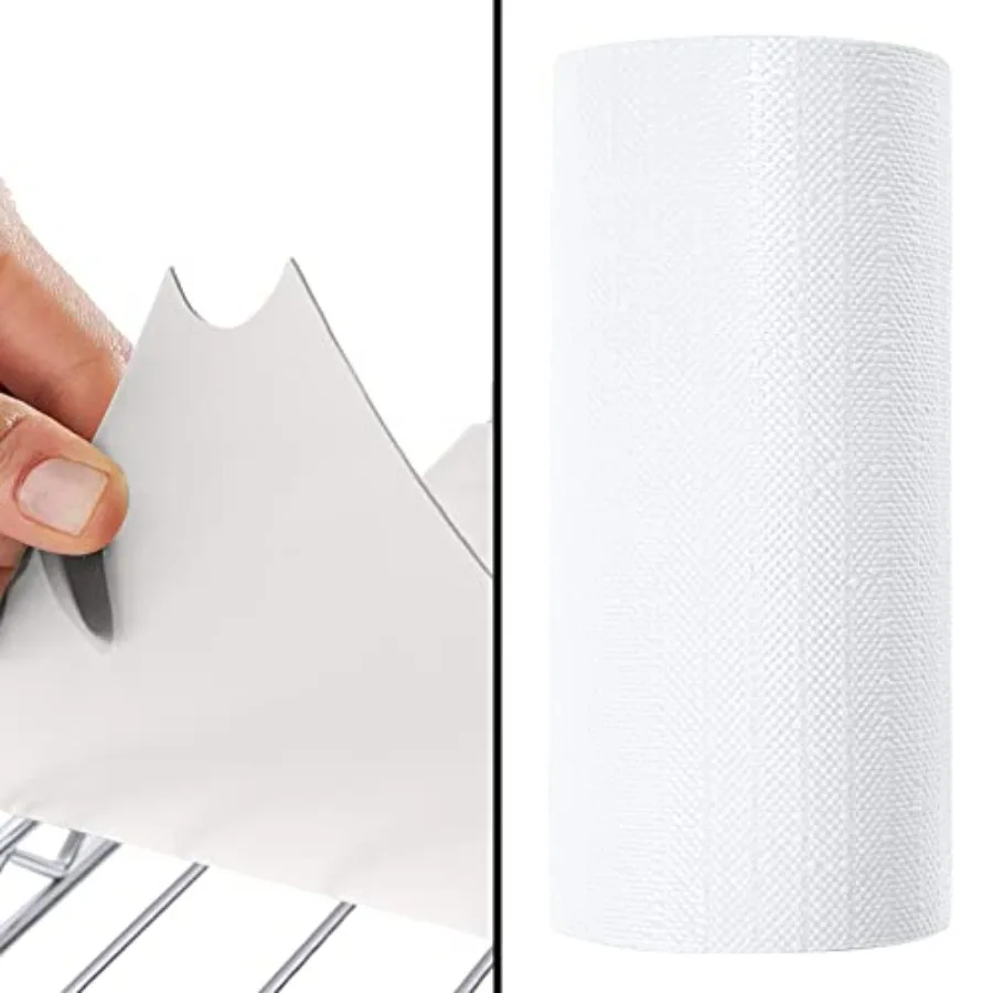 مجموعة بطانات أرفف سلكية مكونة من 4 بطانة درج ناعمة لتنظيم مخزن المطبخ مقاس 18 × 36 بسلك بلاستيكي صلب مقاوم للماء