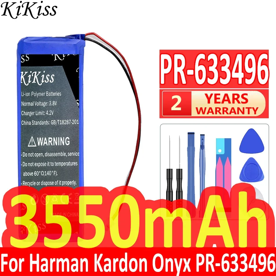 Battery for Harman Kardon Esquire 2/Mini for Onyx Li-polymer PR-633496/studio 1 2 3 4/Go Play Mini/Mini CP-HK07, P954374