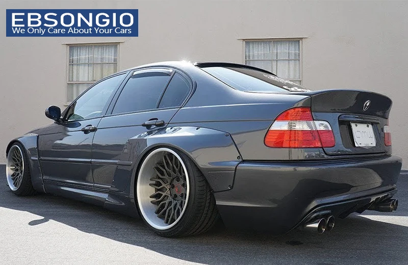 For 1998-2006 BMW 3 E46 Coupe Sedan CSL Style Rear Boot Trunk Spoiler Lip Wing Duckbill REAR SPOILER / LID EXTENSION