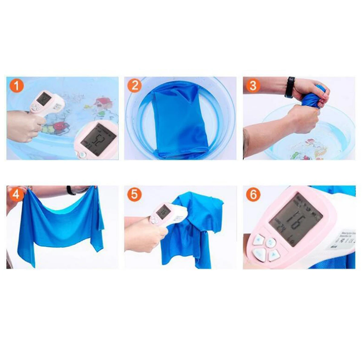 

Fitness Handtuch Quick Cooling Sweat Absorbing Travel Cold Sports Towel Outdoor Indoor Fever Headache