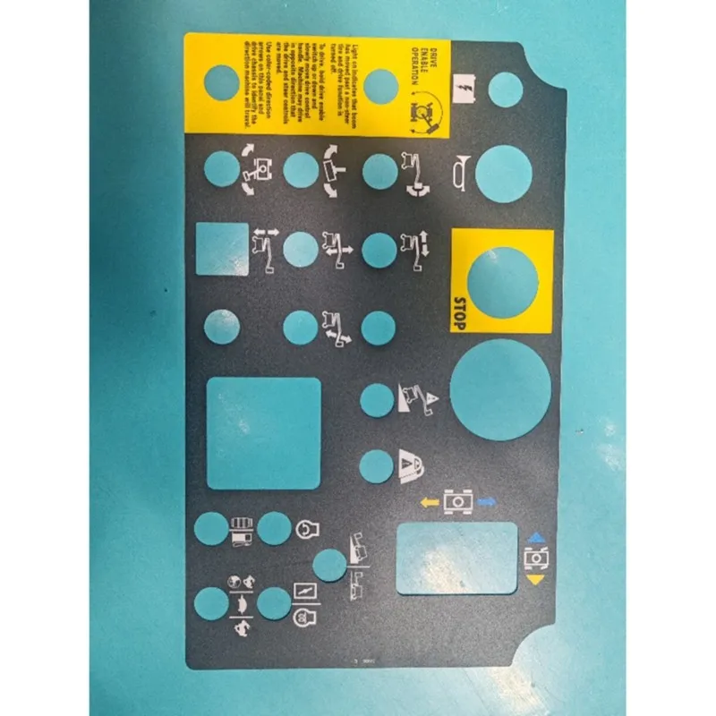 Autocollant de panneau de commande A30P-72095GT pour plateformes élévatrices Genie
