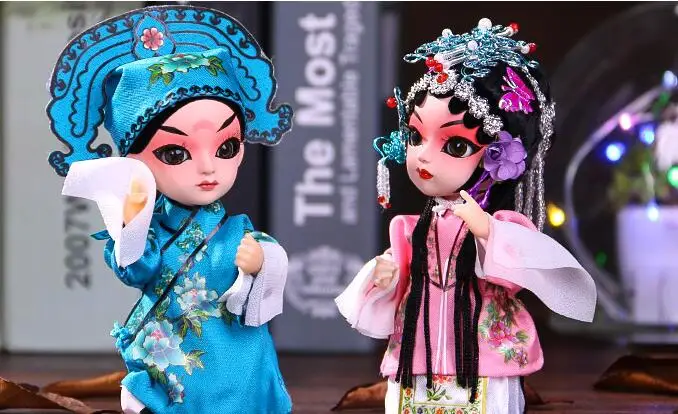 2019 new wholesale china tradition culture nation sichuan opera toys creative chinese opera face changing doll figure toys