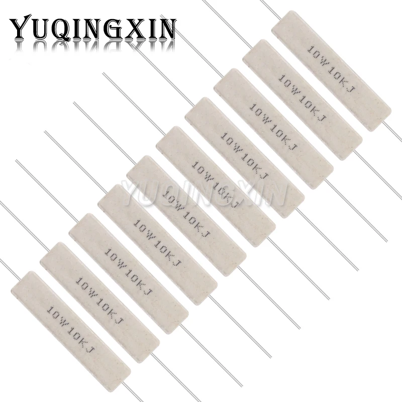 10 Uds 10W 5% resistencia de cemento resistencia de potencia 0,1 - 10K 0.1R 0.5R 10R 50R 0,22 0,33 0,5 1 2 5 8 10 15 20 25 30 100 1K 2K 3K ohm