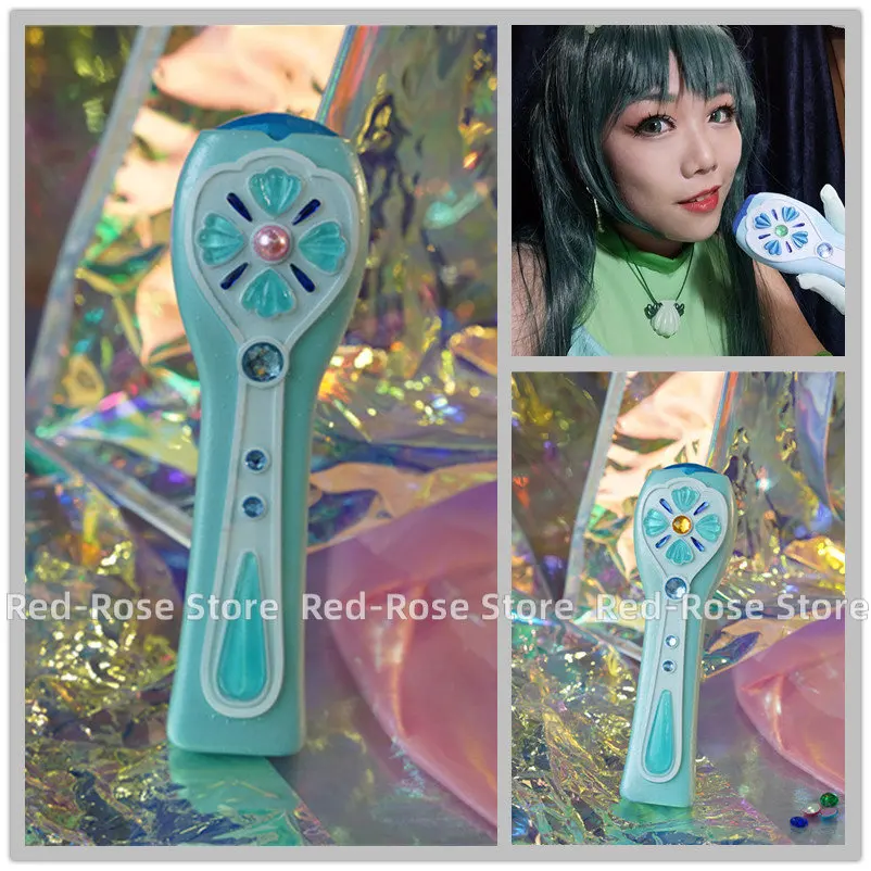 

New Mermaid Melody Pichi Pichi Pitch Lucia Nanami Rina Toin Hanon Hosho Cosplay Microphone 3D Printing Cosplay Props
