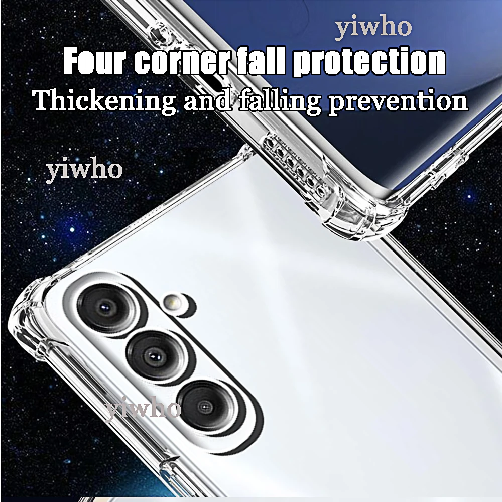 Shockproof Phone Case for Samsung Galaxy A16 5G A15 5G 4G A25 A35 A55 Transparent Clera Back Covers A 16 15 25 35 55 phonecases
