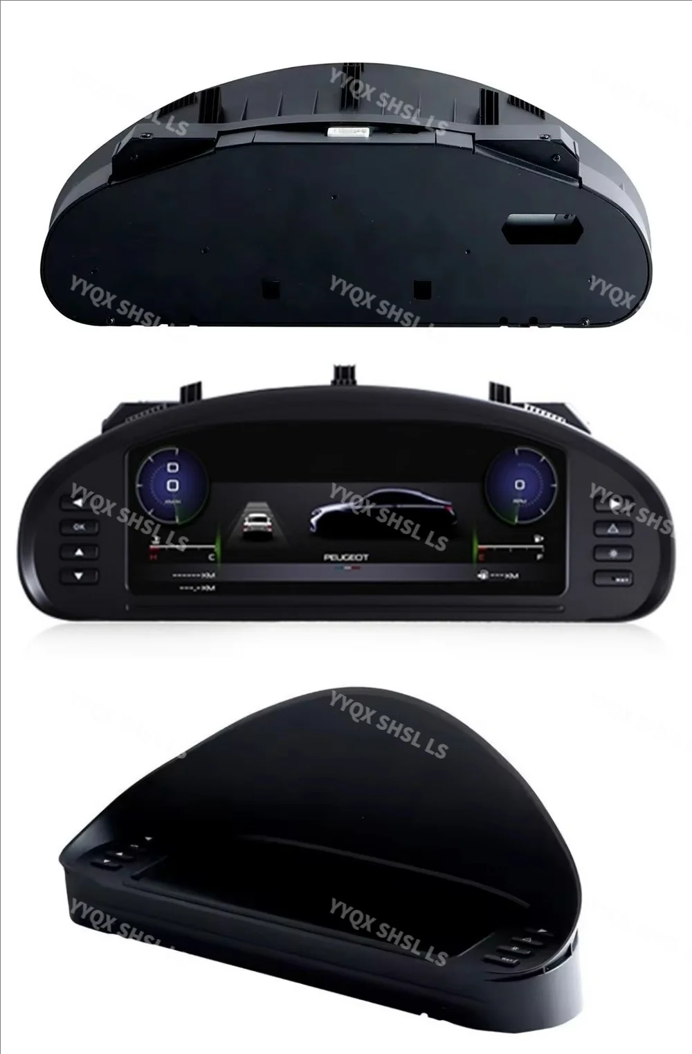 2024 Upgraded LCD Digital Instrument Cluster - Perfect Fit for Peugeot 407 (2004 - 2010) Speedometer, Odometer  Cockpit Display