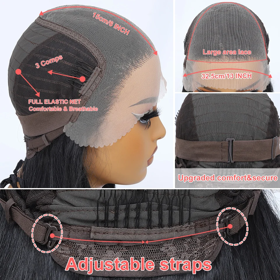 Ombre สีดํา 13X6 สังเคราะห์ Latisha Lace ด้านหน้าวิกผม Pre Plucked วิกผมลูกไม้ด้านหน้าด้านหน้าสําหรับผู้หญิง Curly ไฮไลท์ babyhair