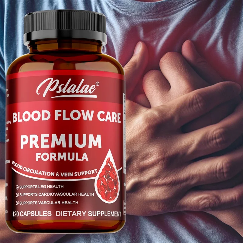 

Blood Flow Care Supplement - Promote Blood Circulation, Supports Leg, Heart and Cardiovascular Health, Improve Energy Levels