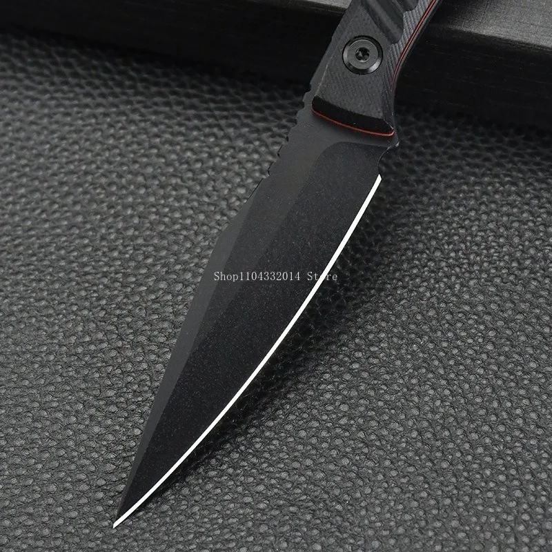 High Hardness Camping Hiking Fishing Tools 8Cr13Mov Blade Outdoor Straight Knife EDC Jungle Adventure Climbing Knives G10 Handle