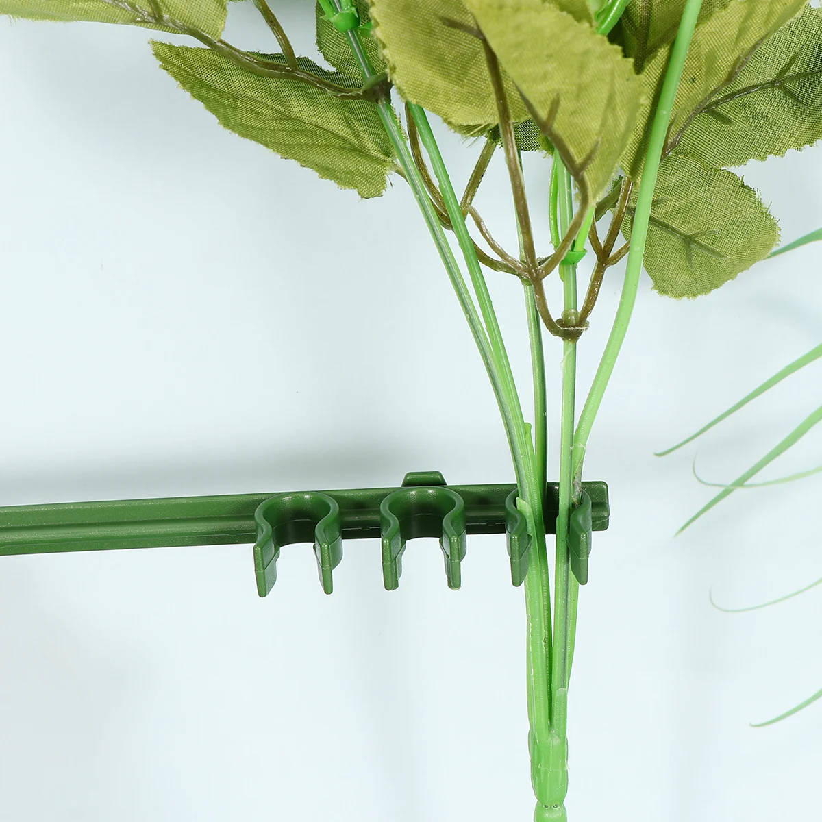 

50pcs Plastic Clip Cross Arm Fastener For 8Mm Round Tubes Garden Stake Joint Climbing Vine Support Buckle Tomato Cucumber Plants