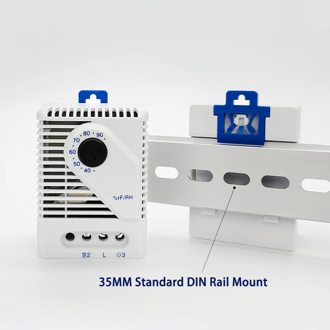 MFR012 Adjustable Mechanical Humidity Controller 35%-95% Moisture Control Industrial Cabinet Temperature and Humidity Controller