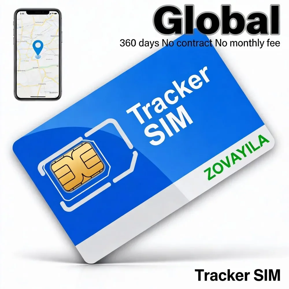 Global Contract Free 360MB/360 Day Universal M2M SIM Card for 170 Countries/Regions, Suitable for TK905 ST-901L C09, Etc