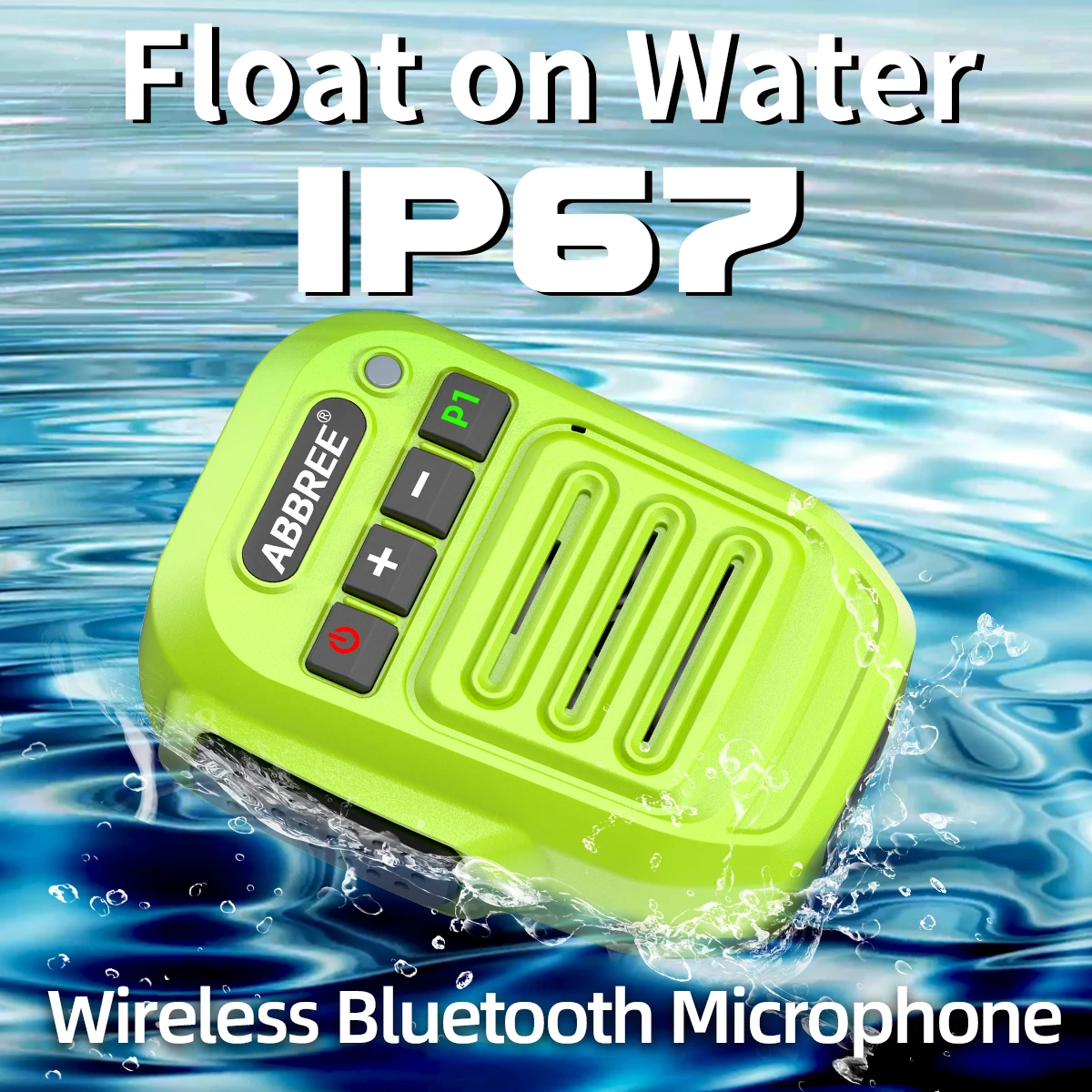 Altavoz Bluetooth ABBREE resistente al agua para walkie-talkie - imagen 4