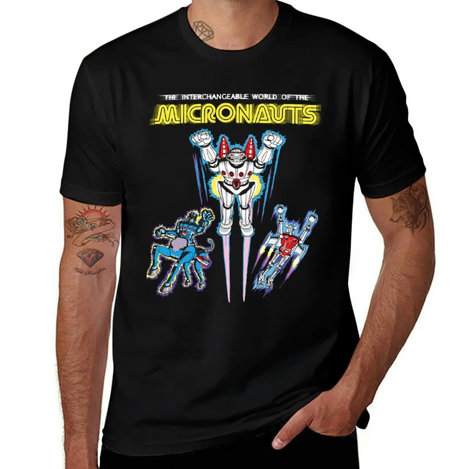 Micro-nauts T-Shirt Large Size Basic Casual T-Shirt